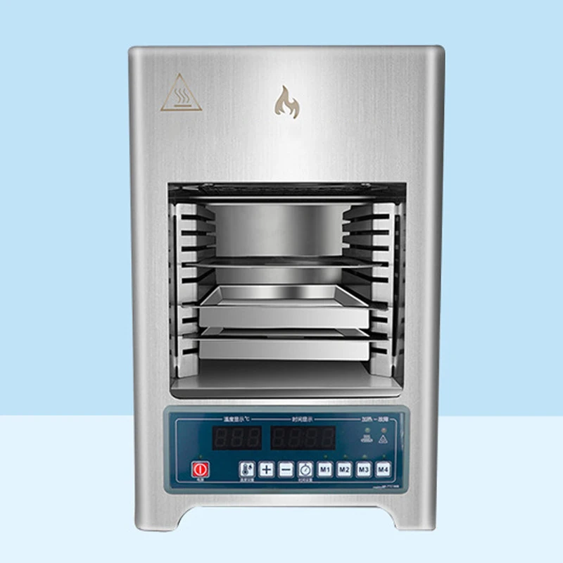 Parrilla eléctrica de acero inoxidable para carne de CY-18, pequeña máquina de barbacoa doméstica de 2KW, 220V, para escritorio