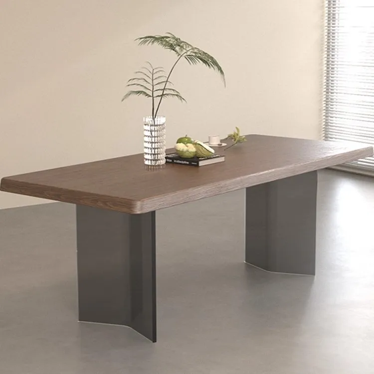 V word acrylic table legs black transparent gradual change color desk water ripple bracket support legs table feet bar base