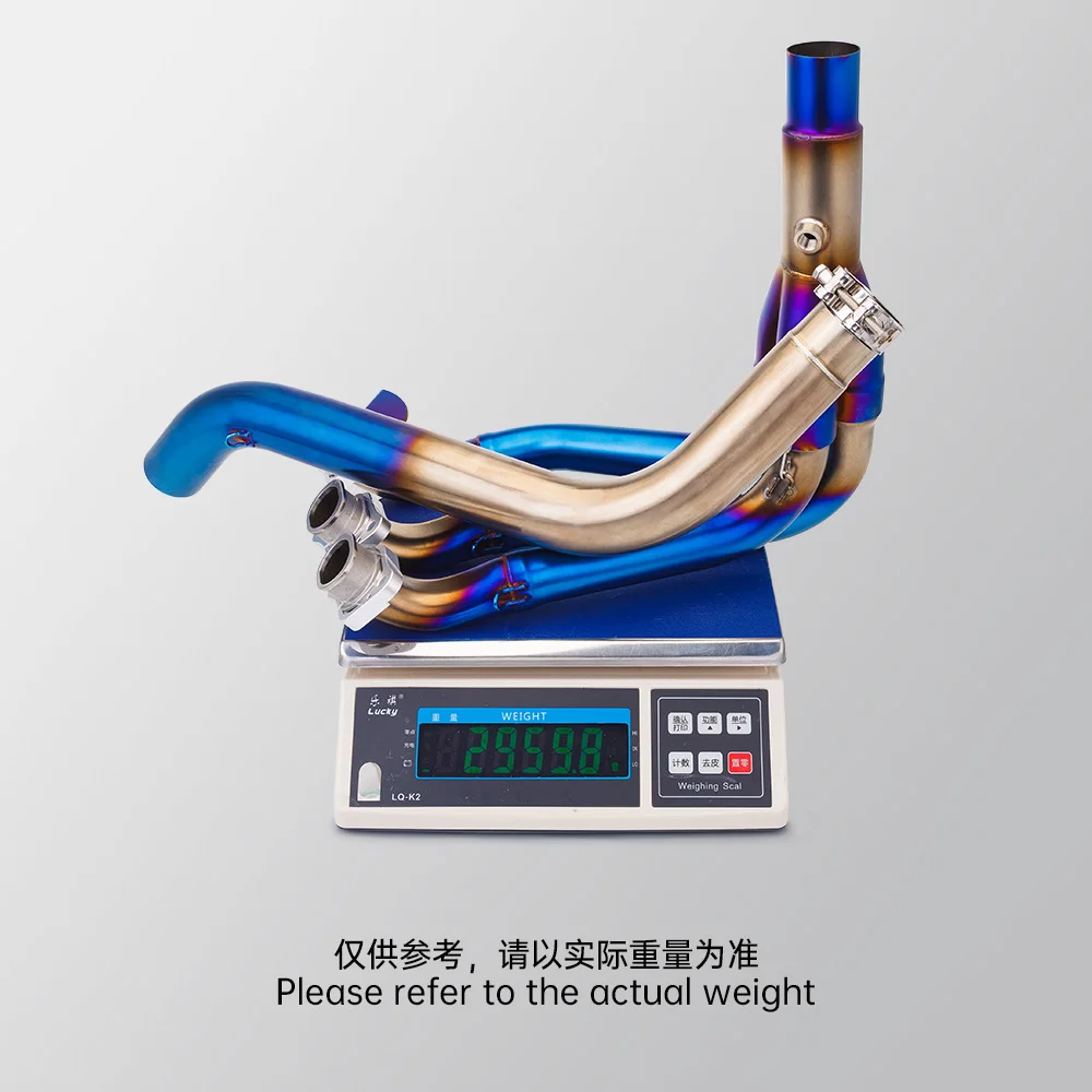 Slip on Triple 765S 765RS 765R 765 2017-2024 Exhaust System Position Blue Stainless Steel Full Exhaust System