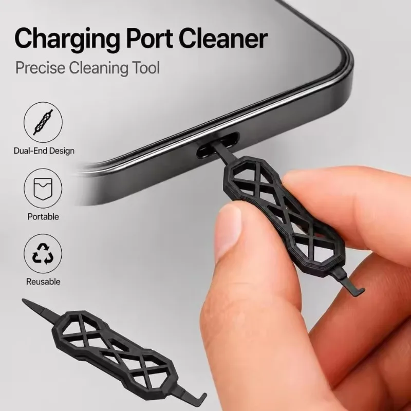 1-10Pcs Mobile Phone Port Dust Collector Speaker Charging Port Dust Removal Tool 3D Printing Portable Charging Port Dust Removal