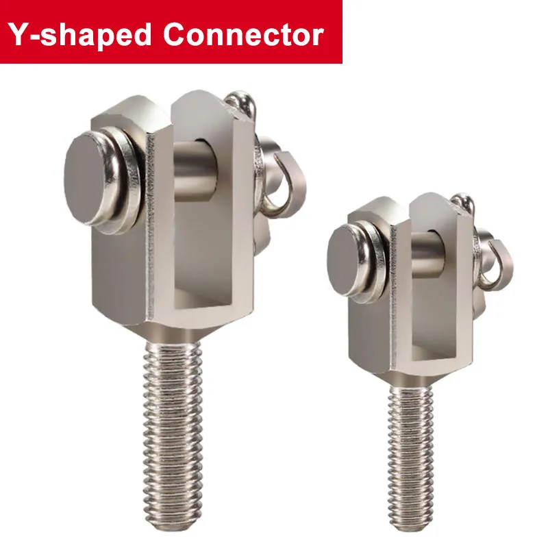 Thin Cylinder SDA/ACQ/CQ2B Pneumatic Accessories Y-shaped Connector External Thread Connector