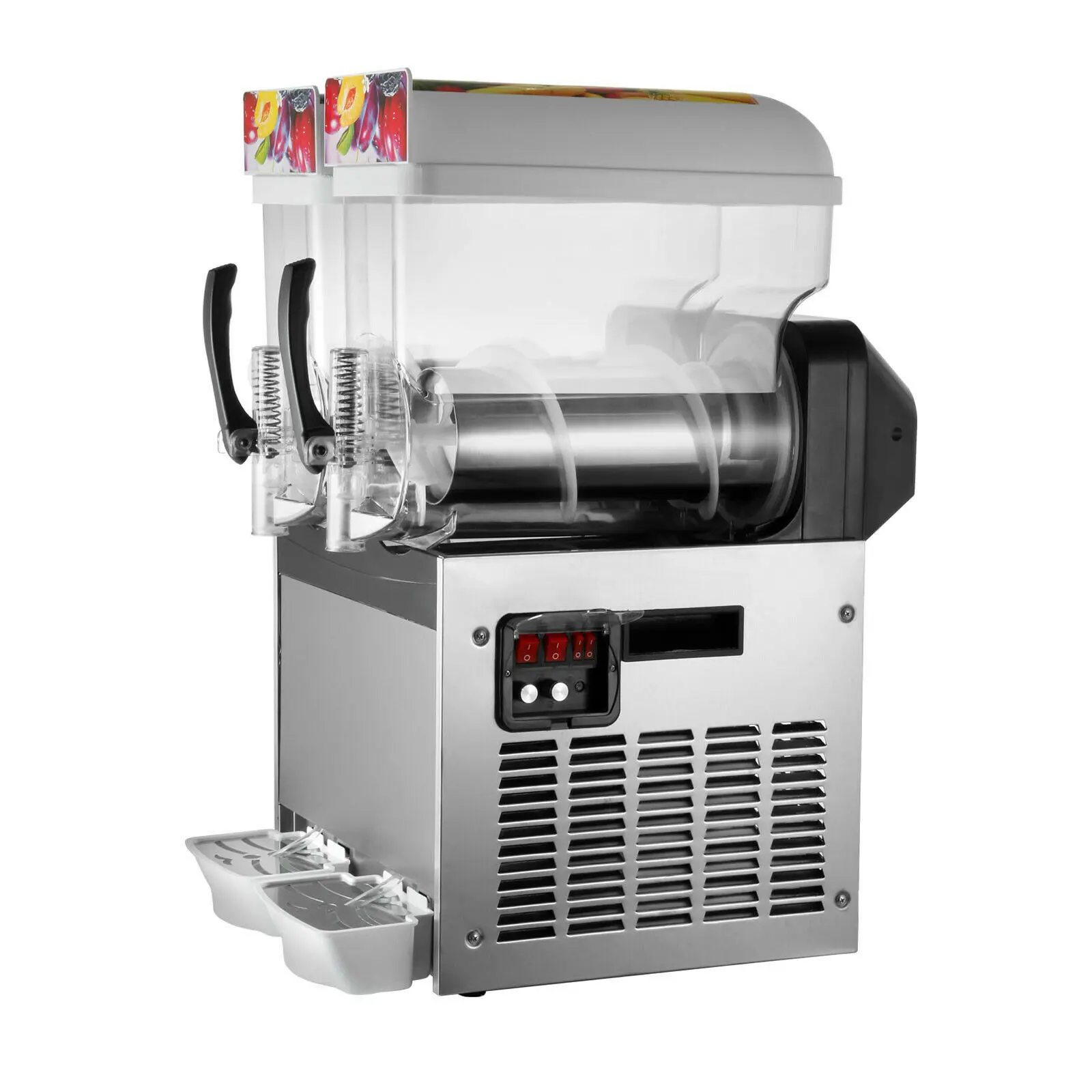 

High Quality Commercial 2 Tank Slush Ice Machine For Sale