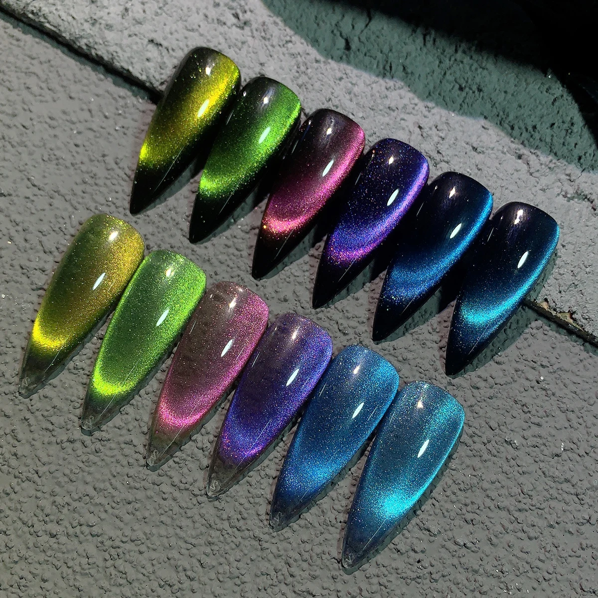 8ml 고양이 눈 네일 젤 폴란드어 업그레이드 된 마그네틱 젤 폴란드어 갤럭시 카멜레온 효과 네일 젤 UV LED 매니큐어 젤 끄기