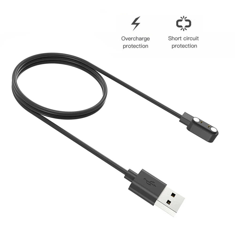 

Магнитный шнур для зарядного устройства для умных часов, безопасный USB-провод для зарядки умных часов, сменные аксессуары для Kieslect Kr Pro/Kr/Lora 2/Lora