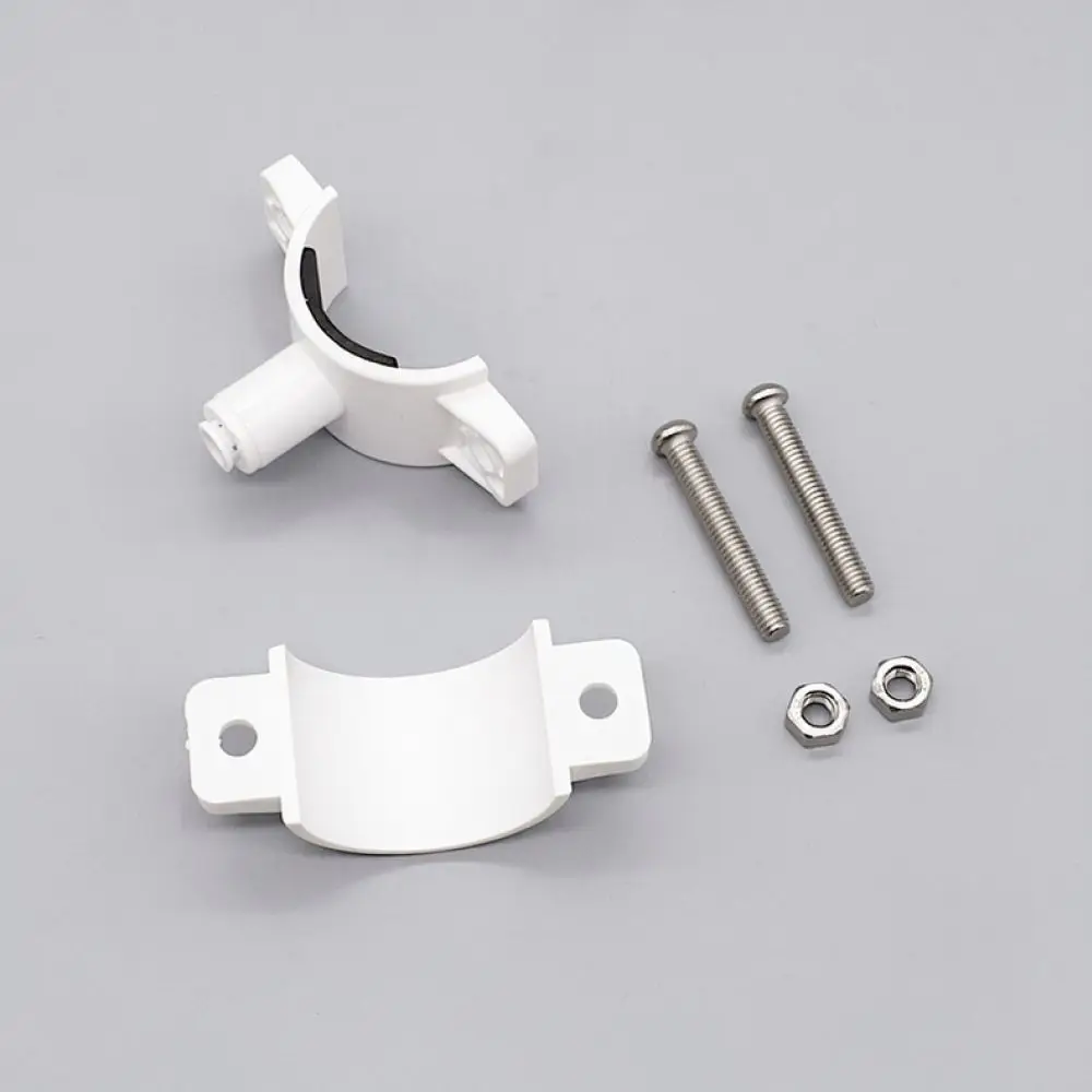 Kitchen Water Purifier Drain Clamp Sewer Pipe Fixed Accessory Universal Waste Hose Connector For 2 Point PE Tube