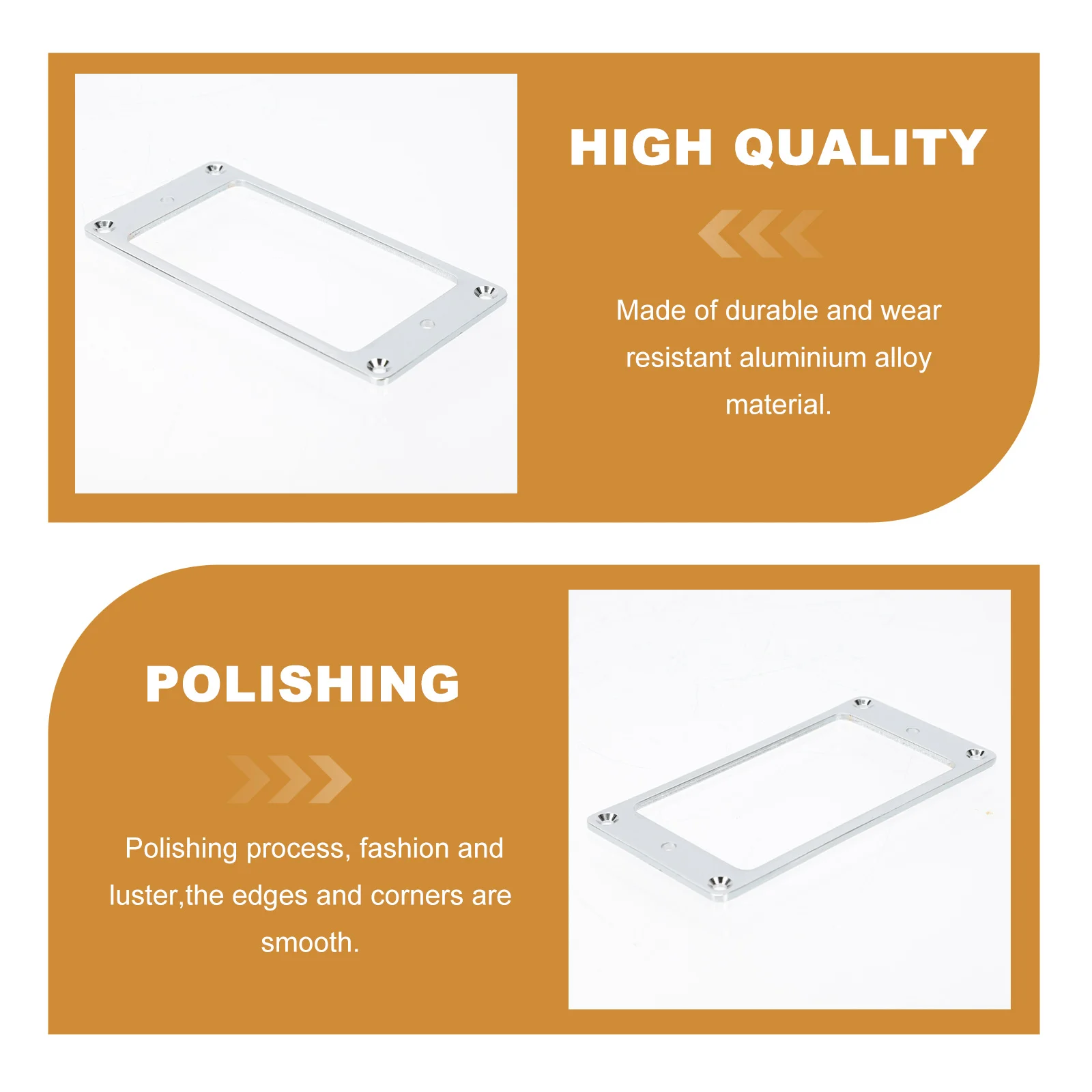 

Pickup Effect Guitar Parts Alloy Rings Protective Frame Aluminium Outer Protection