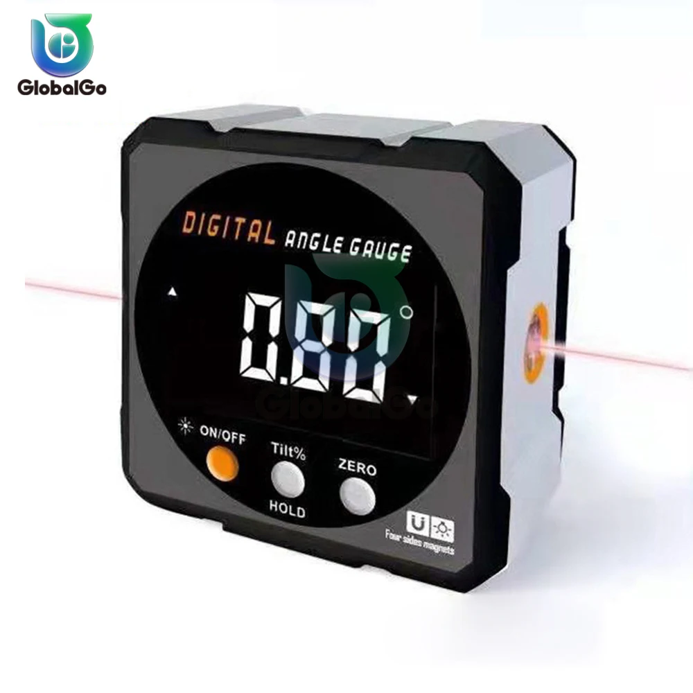 Measuring Digital Inclinometer 4*90 ° Magnetic Inclinometer Protractor Precision Woodworking Level Electronic Bevel Protractor