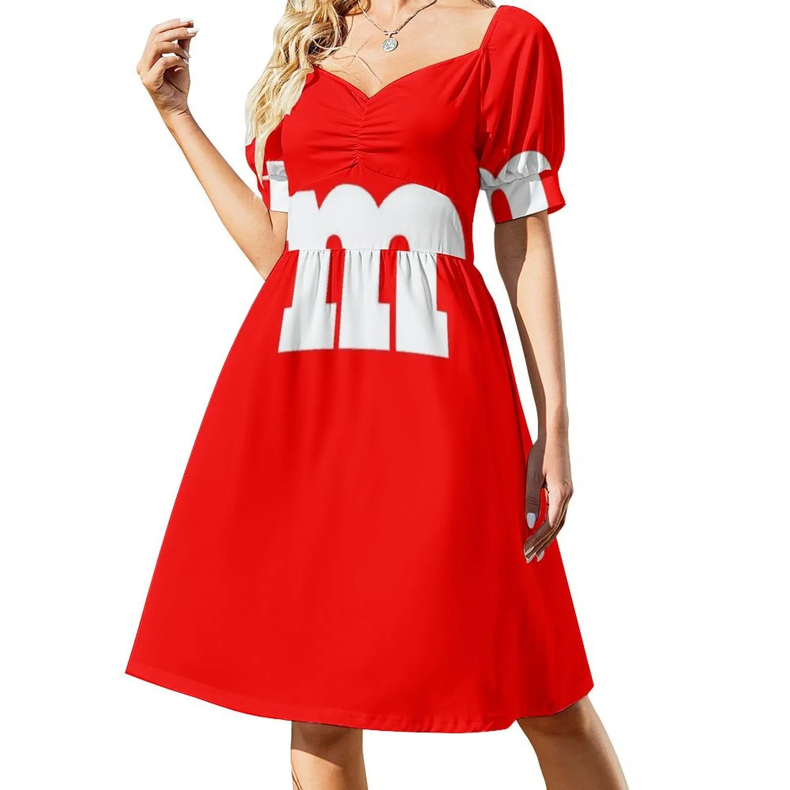 قميص حرف M فستان على الطراز الكوري للنساء فستان كاجوال أنيق للحفلات أو الارتداء اليومي ملابس نسائية M M #2