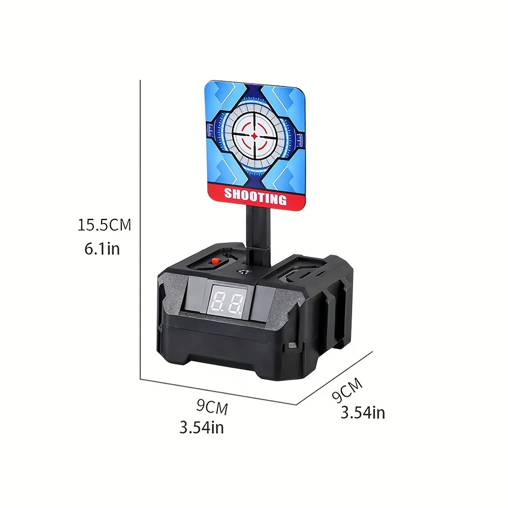 The electronic scoring target can be assembled into multiple toy gun shooting training targets, and the practice target is small