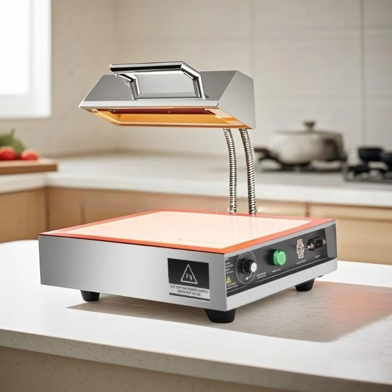 Constant temperature sugar art lamp Double head rotating lamp Constant temperature sugar pulling lamp