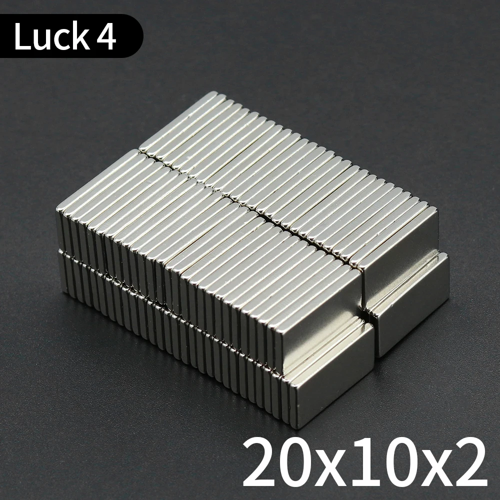 

5/10/20/50Pcs BIock 20x10x2 MM N35 NdFeB Permanent Magnet Neodymium Iron Boron Supermagnetic Neodymium Magnet Imanes De Neodimio