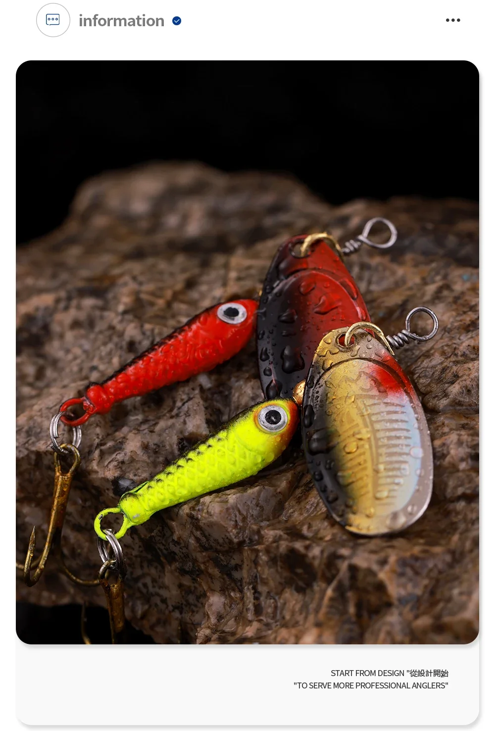 9g rotierender Angelköder, Löffelköder, Metallköder, dreifacher Haken, künstlicher Fisch, Wobbler, Feeder – Detail 5