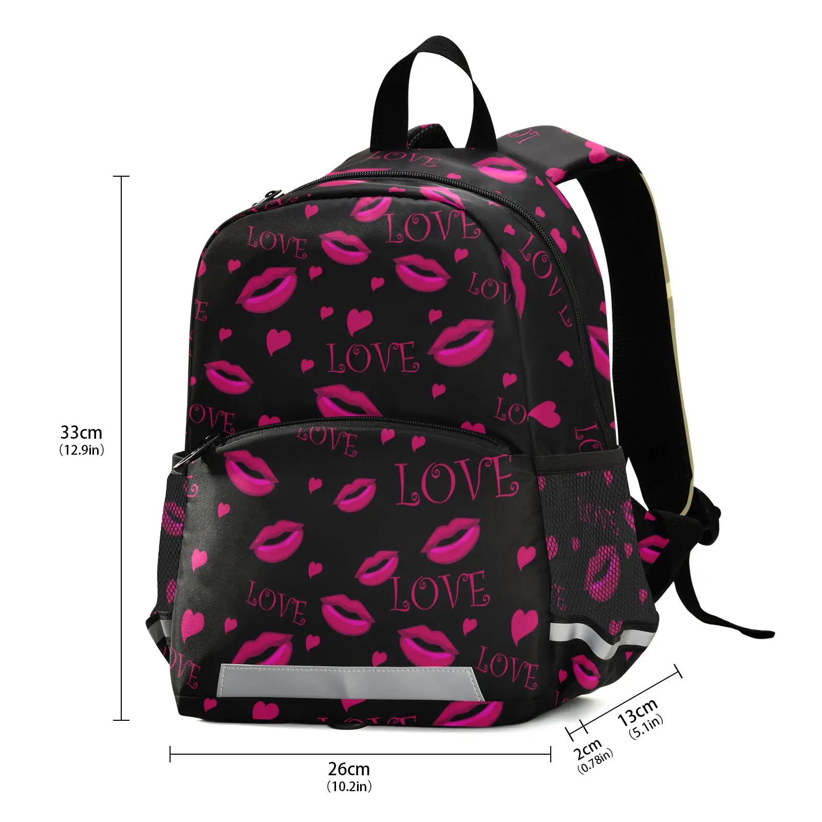 New Children School Bags Comfortable Kids Toddler Backpack Lip Print Kindergarten Preschool Bag 3-8 Years Old Schoolbag For Girl