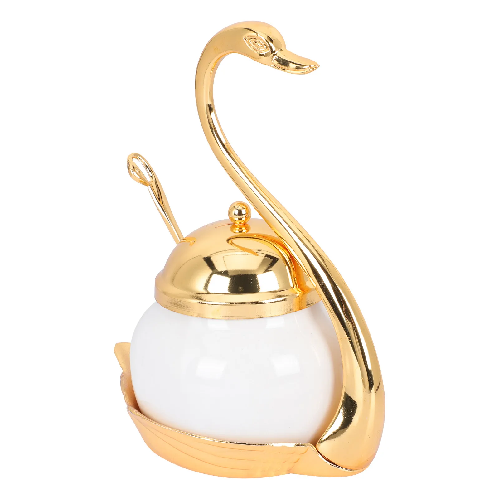 

1Set Sugar Jar Premium Aluminium Alloy Sugar Storage Container Kitchen Seasoning Canister Salt Spice Condiment Pot Home