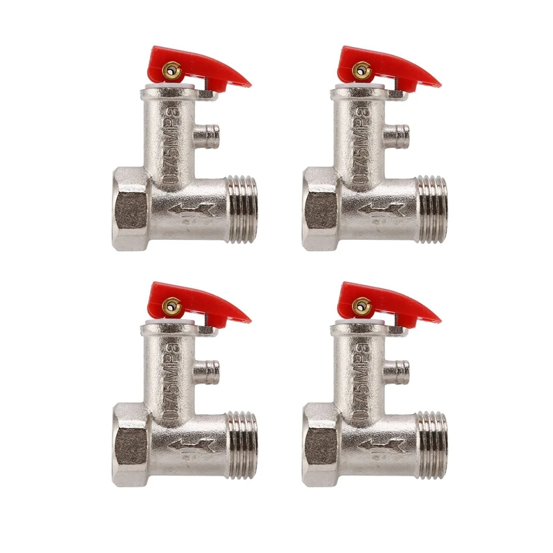 4X 1 / 2 PT Socket Electric Water Boiler Safety Valve