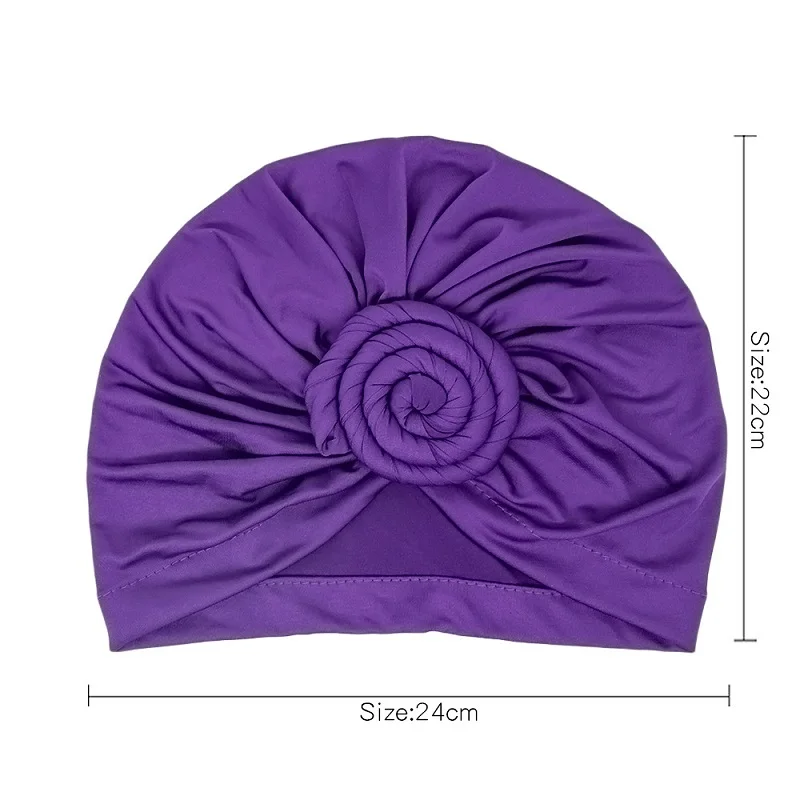 New Woman\'s Milk Silk Muslim Hats Stretch Fabric Forehead Cross Indian Turban Fashion Muslim Bandana Cap