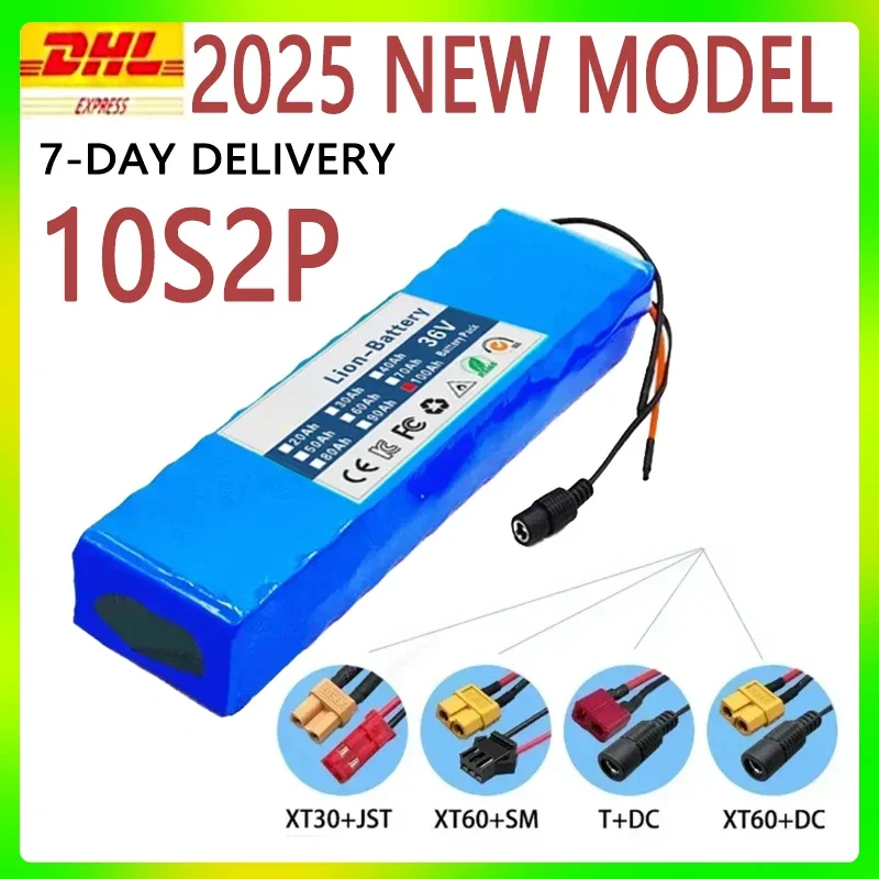 10S2P 36V 100000mAh 36v batería de scooter eléctrico Scooter eléctrico de litio 500W batería de scooter eléctrico 36v 10s2p batería