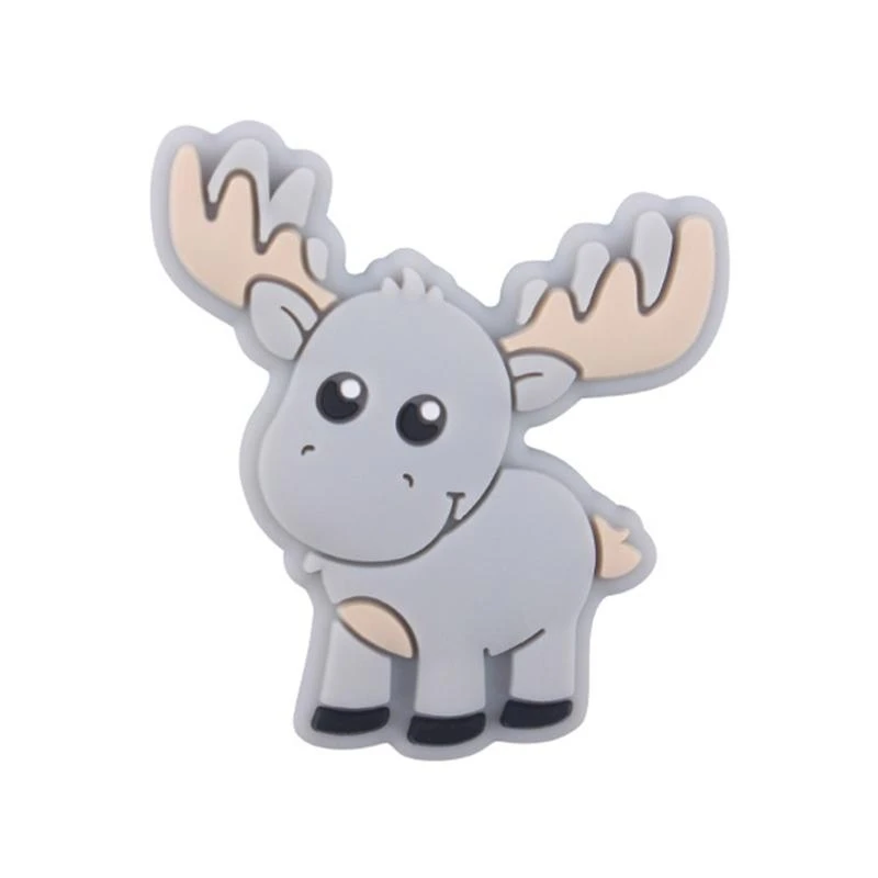 

Baby Pacifier Clip DIY Accessories Silicone Bead Infant Teething Toy Soother Animal Freezer Teether Shower Gift BPA 15UB