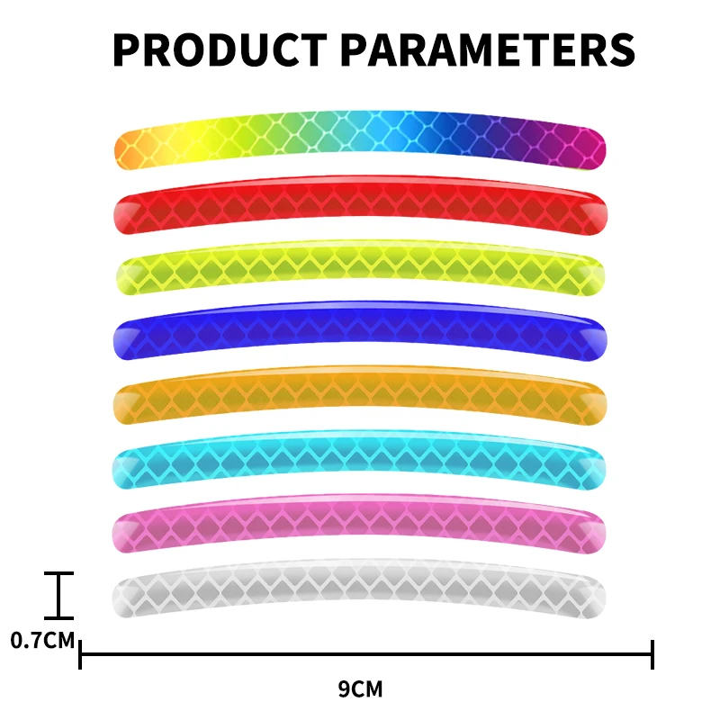 شريط شرائط عاكس لعجلة السيارة ، عالمي ، محور الإطارات ، دراجة نارية ، أوبل ، دراجة نارية ، 20 *