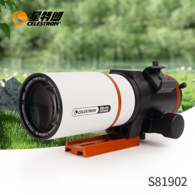 

Астрономический телескоп Celestron 63ED, 2-дюймовое основное зеркало с двойной скоростью фокусировки для фотосъемки, серия Interstellar C63.5ED