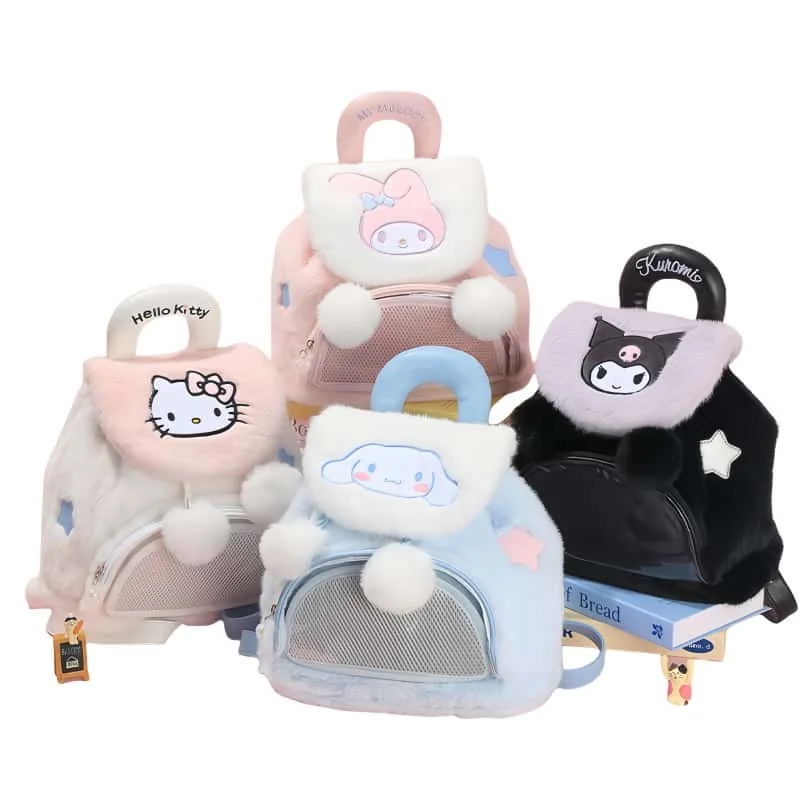 Sanrio Kuromi Hello Kitty popular cute backpack new large capacity casual kawaii backpack school bag school supplies wholesale