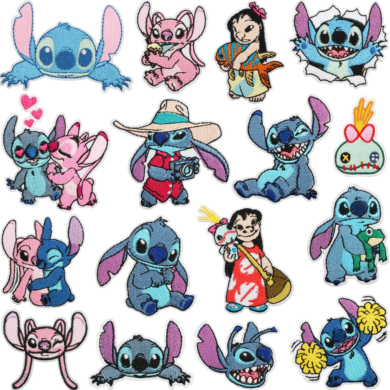 

Lovely Blue Monster Patch Animals Embroidered Patches On Clothes Iron On Patches For Clothing DIY Patch Jackets Sew Stickers