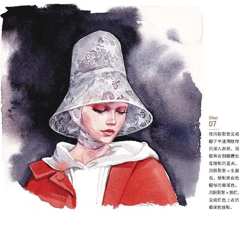 Mode Kleding Ontwerp Boek Kostuum Ontwerp Renderings Aquarel Handgeschilderde Performance Basis Tutorial Boek