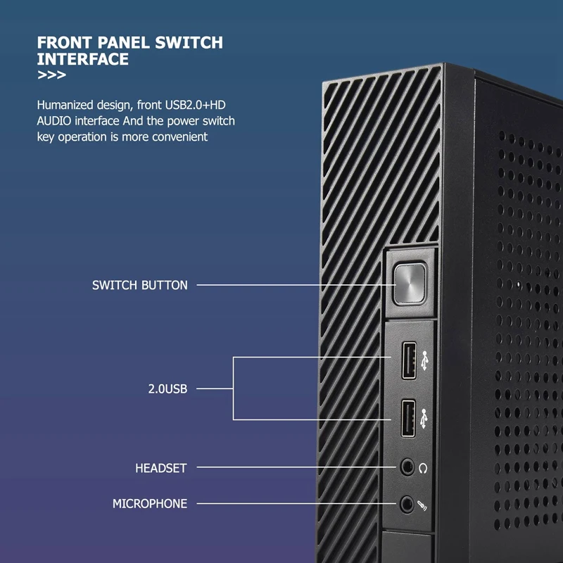 ITX Computer Case M06 Mini Desktop Case HTPC Case Industrial Control Case