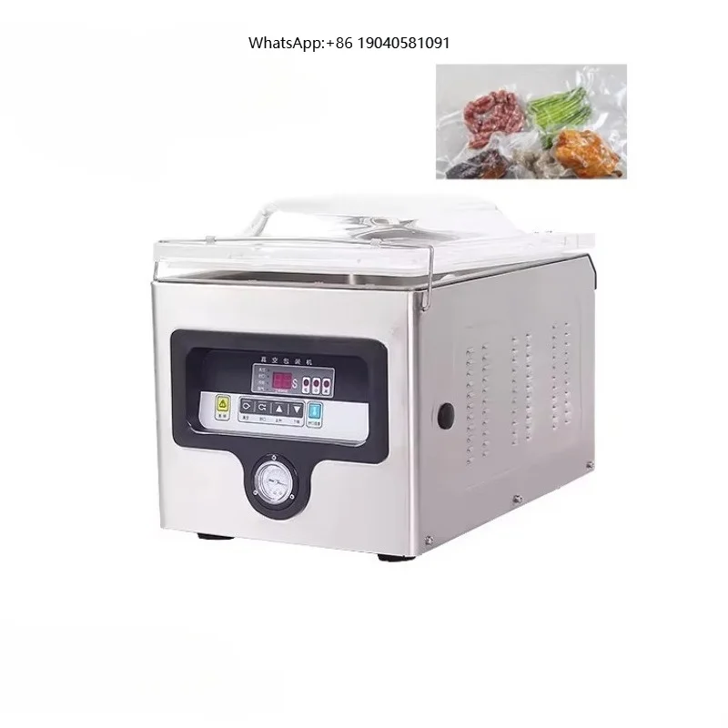 Electric Semi-Automatic Industrial Commercial Home 110v 220v Table Vacuum Sealer Machine Easy to Operate Food Commodity
