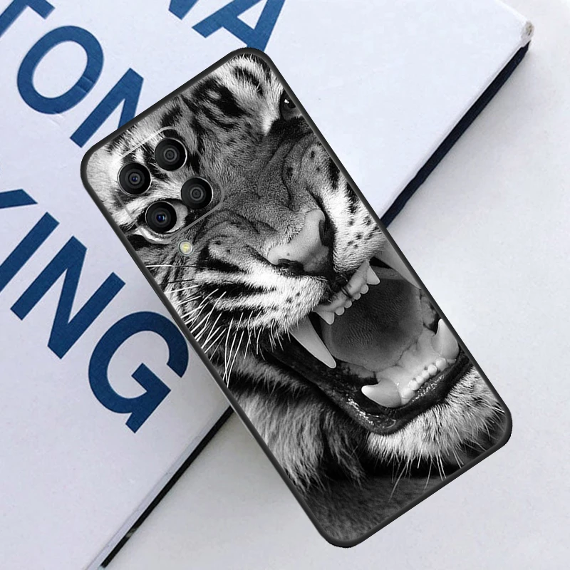 Cheetah Panther tiger lion Cover For Samsung Galaxy M31 M51 M21 M30s M20 M13 M23 M33 M53 M12 M32 M52 M54 M34 M14 Case