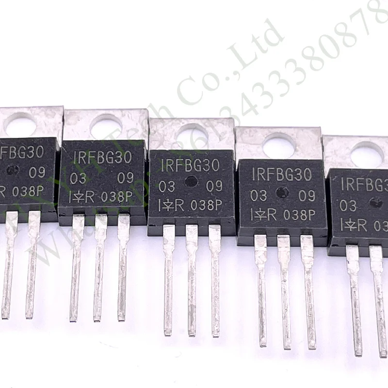 (10pcs/Bag) IRFBG30PBF IRFBG30 TO-220 1000V 3.1A N-channel Field Effect Transistor