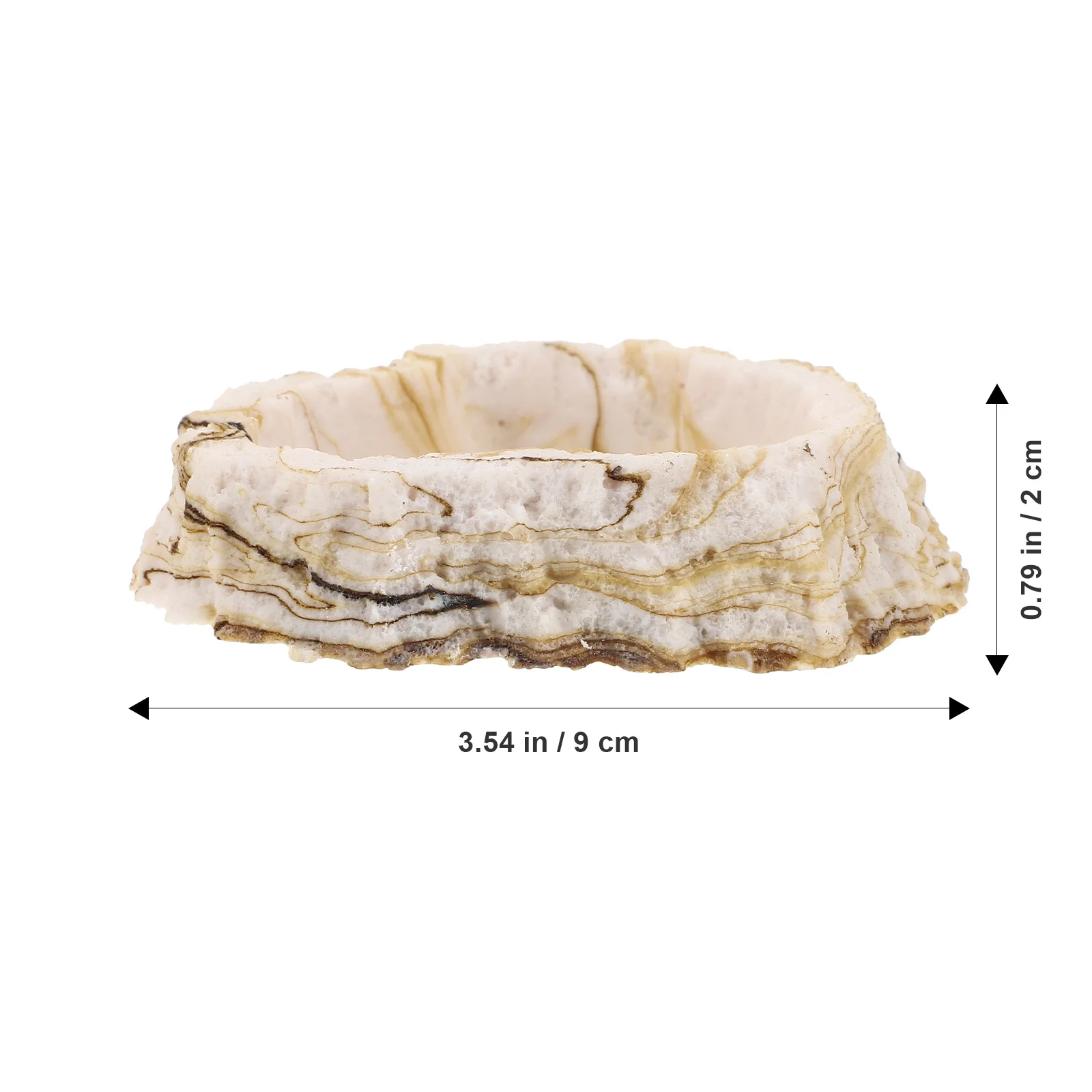 وعاء تغذية الصخور الراتنج للزواحف السحالي السلحفاة عدم الانزلاق تررم الغذاء طبق الماء الزاحف لوحة تغذية الحيوانات الأليفة وعاء الزواحف #3