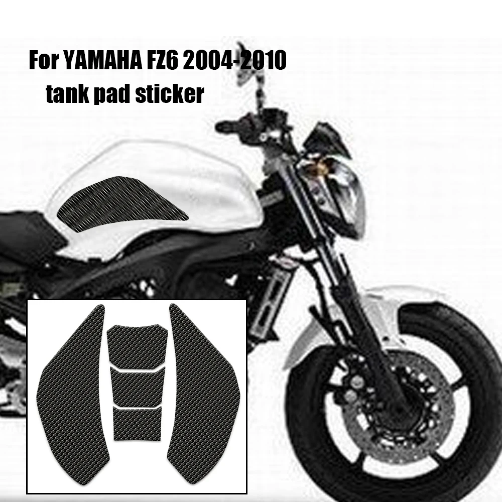 

Коврик для тяги бака для YAMAHA FZ6 N/S 2004-2010, украшение для мотоцикла, боковой газовый наколенник, защита, противоскользящая наклейка FZ6N FZ6S