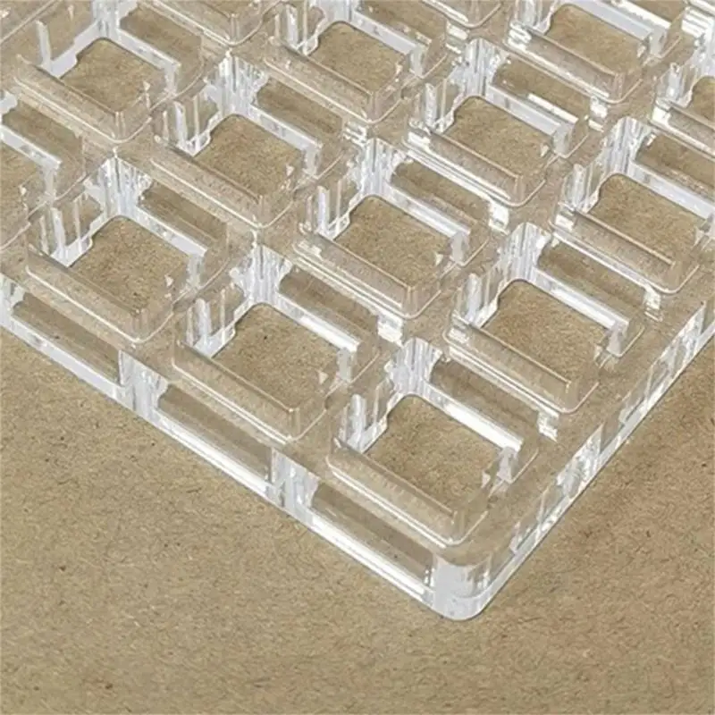 LX0B Switches Tester Base Acrylic Switches Tester Plate For Cherry MX Switches Storage