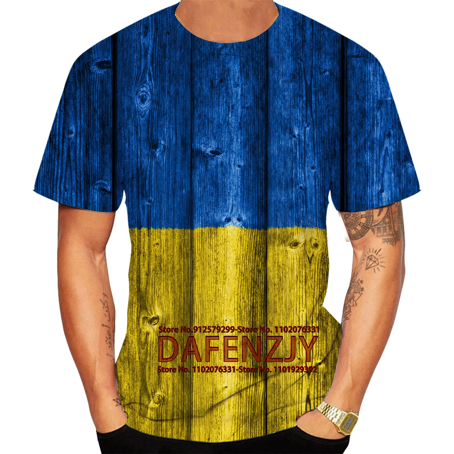 Men's T-Shirts America Ukraine Flag 3d Print T Shirt Male Short Sleeve T Shirt Summer Casual Tee Fashion Camisetas