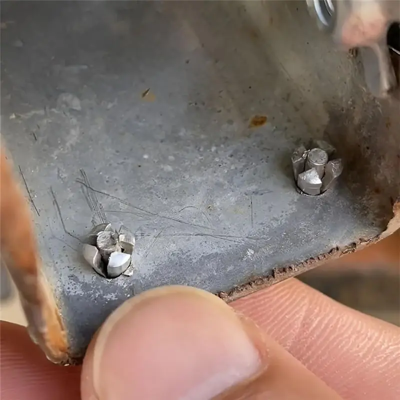 FLYY-Aluminium-Kernnieten mit rundem Kopf, 200 Stück, Aluminium-Expansionsnieten vom Typ Knock, Blindnieten mit halbrundem Kopf und Hammerantrieb – Detail 3