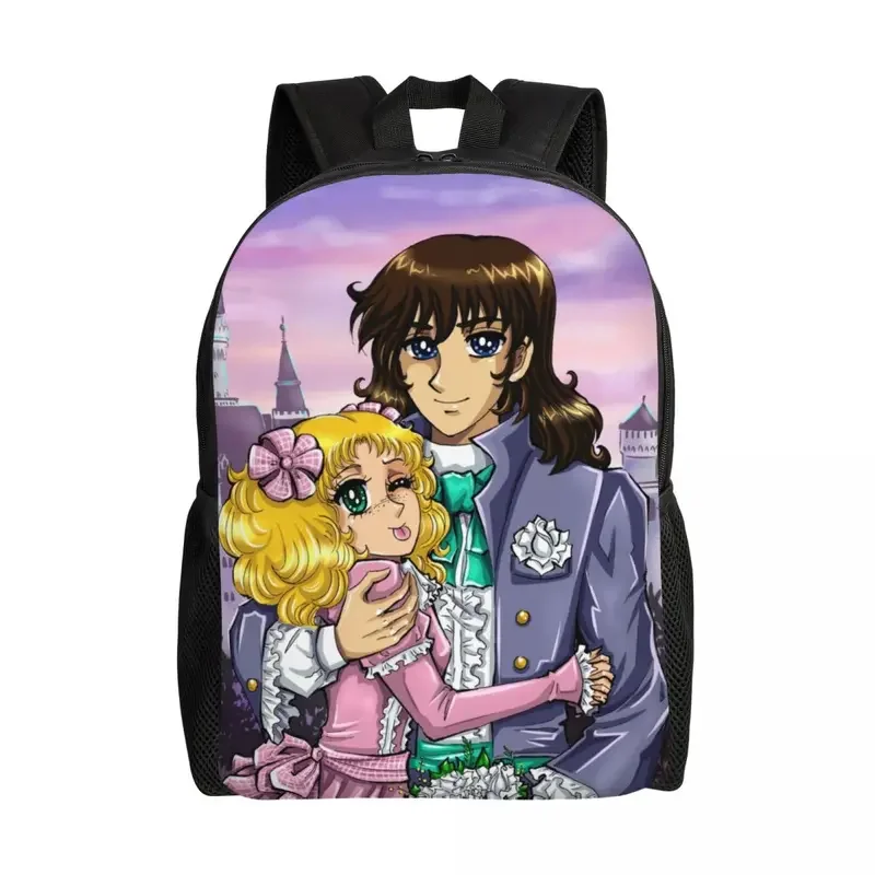 Candice And Terry Grandchaster In The Forest Backpack School College Student Bookbag Fits 15 Inch Laptop Candy Candy 80s Bags