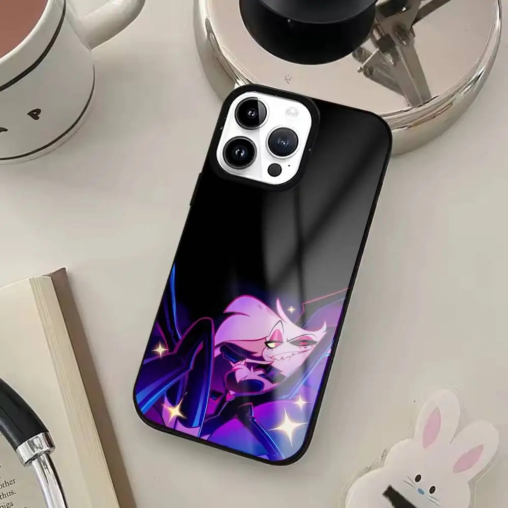 H-Hazbin HH-otel Phone Case For iPhone17,16,15,14,13,12,11 Plus,Pro Max, New Magnetic Wireless Charging