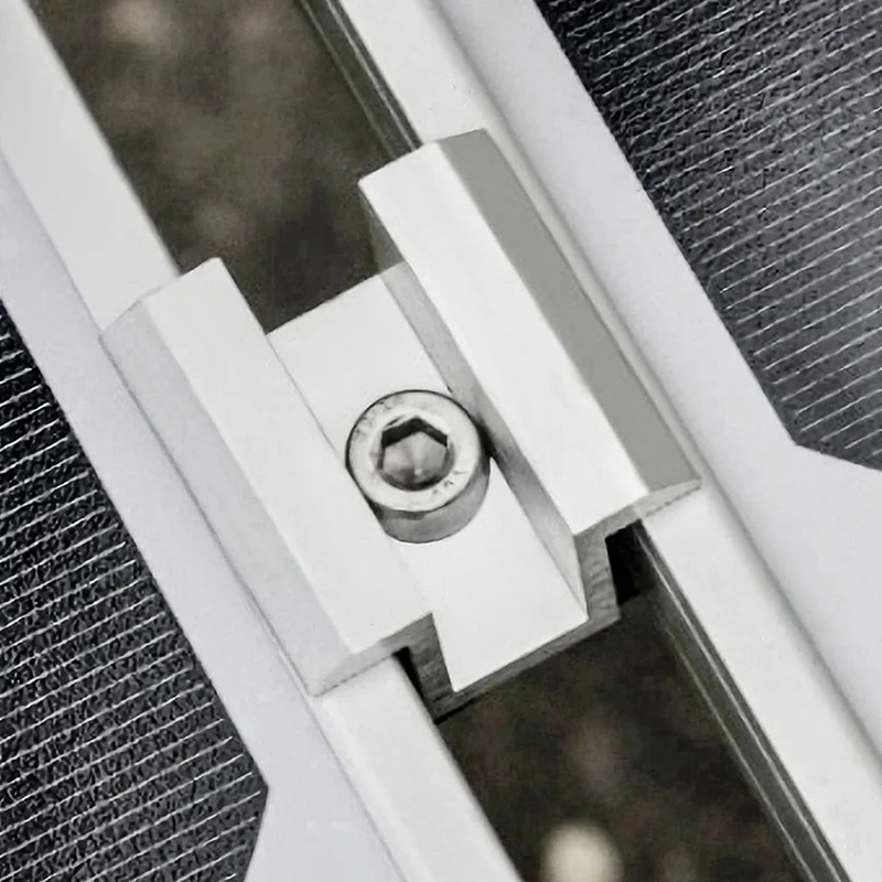 ABJA-8Pack Solar Panel Mounting Brackets, Solar Panel End Clamps, Centre Clamps, For PV Solar Panel Solar Module