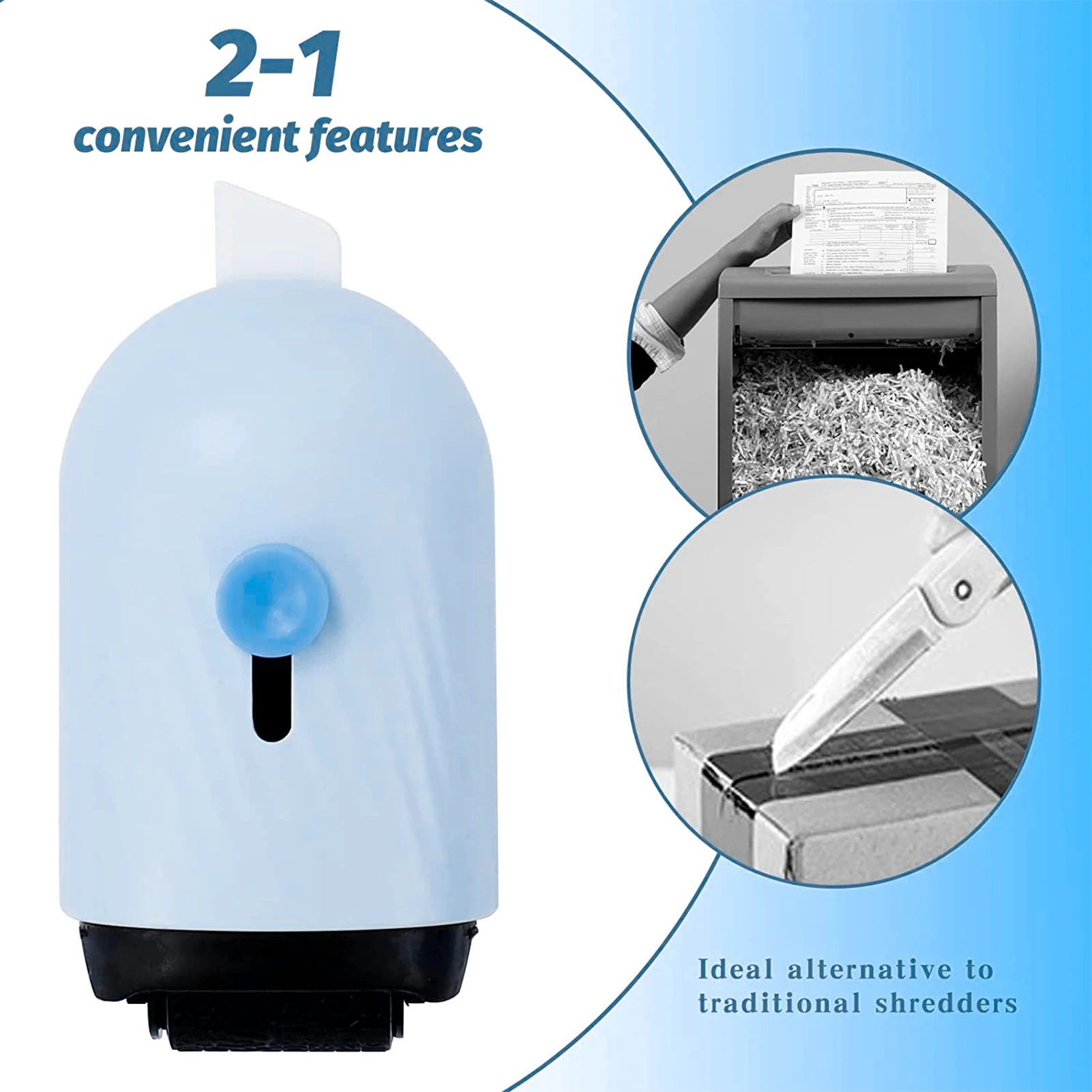 Identity Protection Stamp 2-in-1 Identity Protection Stamp Theft Prevention Stamps With Retractable Box Opener Identity