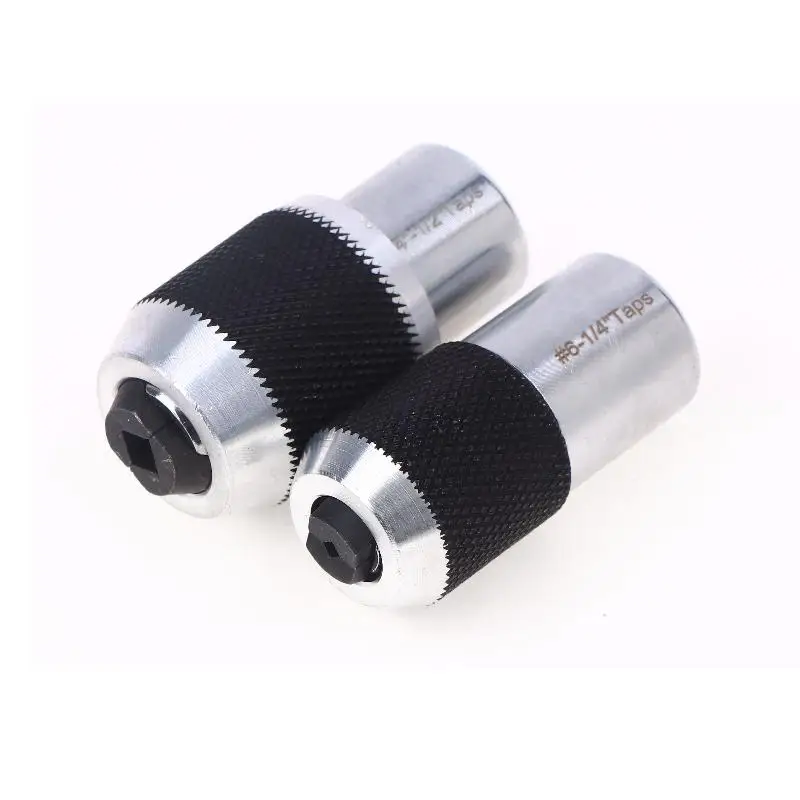 【New】1Pcs Tap Socket 1/2 1/8 Square Tap Sockets Adapter M3-M12 Adjustable Ratchet Wrench Power Tool For Reamers Screw Extractors