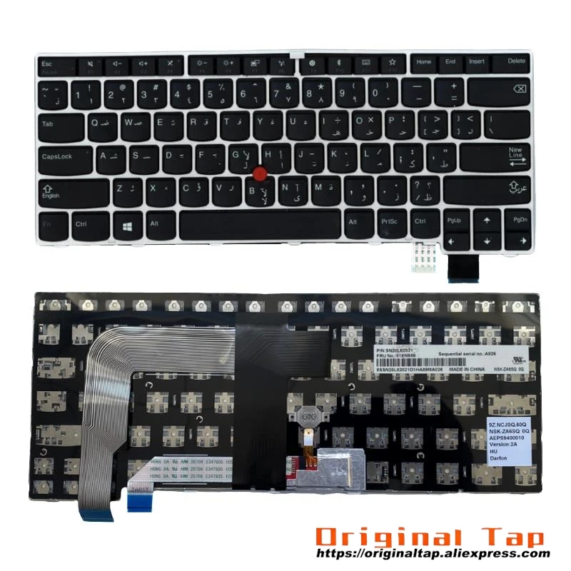 

Арабская клавиатура ARA для Lenovo Thinkpad 13 Gen 2 2 2nd T470s 01ER792 01EN810 01ER833 01EN769
