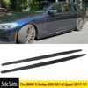 Magickit-カーボンファイバーサイドスカート,bmw 5シリーズ,g30,540i, 550i,f90,m5セダン,2017 1