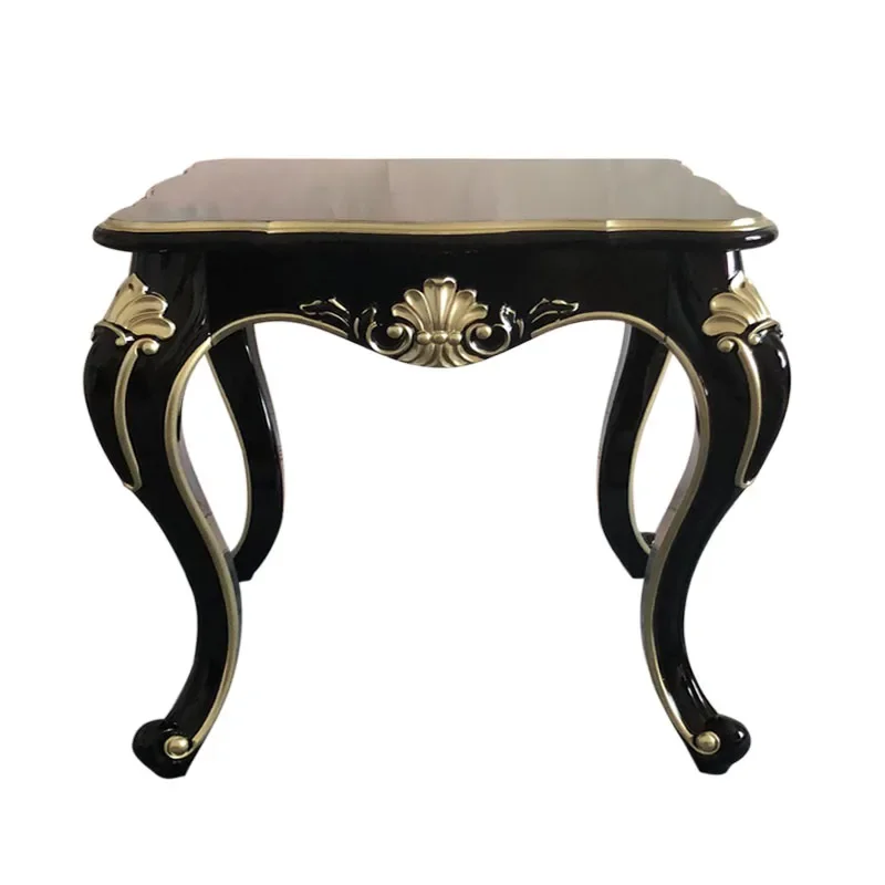 

Simple European corner table living room French sofa small coffee table American light luxury modern small square table second-l