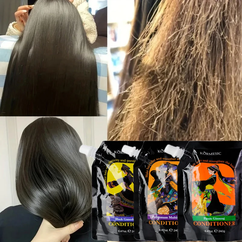 

Hair Conditioner 240g Fast Repair Frizz Damaged Soft Smooth Gloss Moisturizer Lasting Fragrance After-Shampoo Hair Care Product