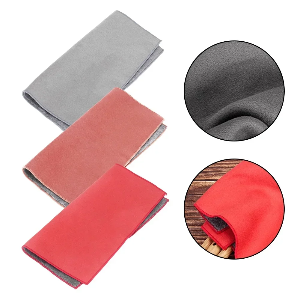 Soft Double sided Microfiber Cloth for Effective Wiping and Polishing For Guitar Bass Violin Piano Cleaning Tool