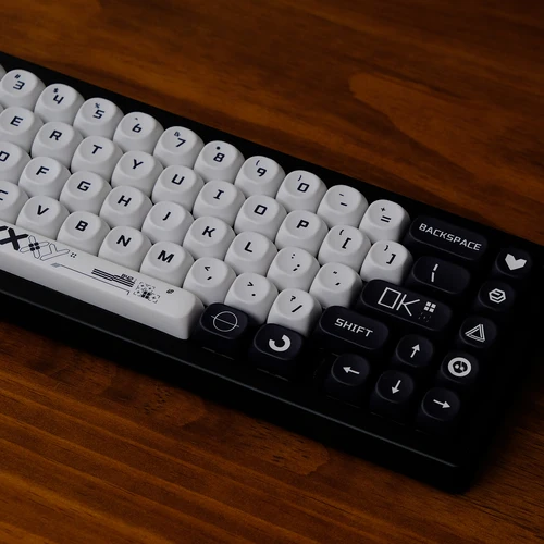Imagen 2 del producto KBDiy-Juego de teclas KOA para GMK67/140, 64/87 teclas, teclas de teclado Stream, PBT, perfil MOA Similar, ISO 7U