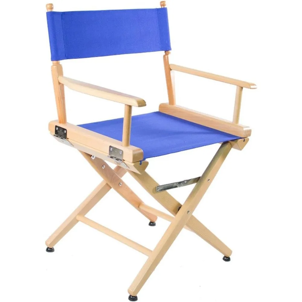 

Filmcraft Short Director Chairs (Natural Frame/Blue Canvas)