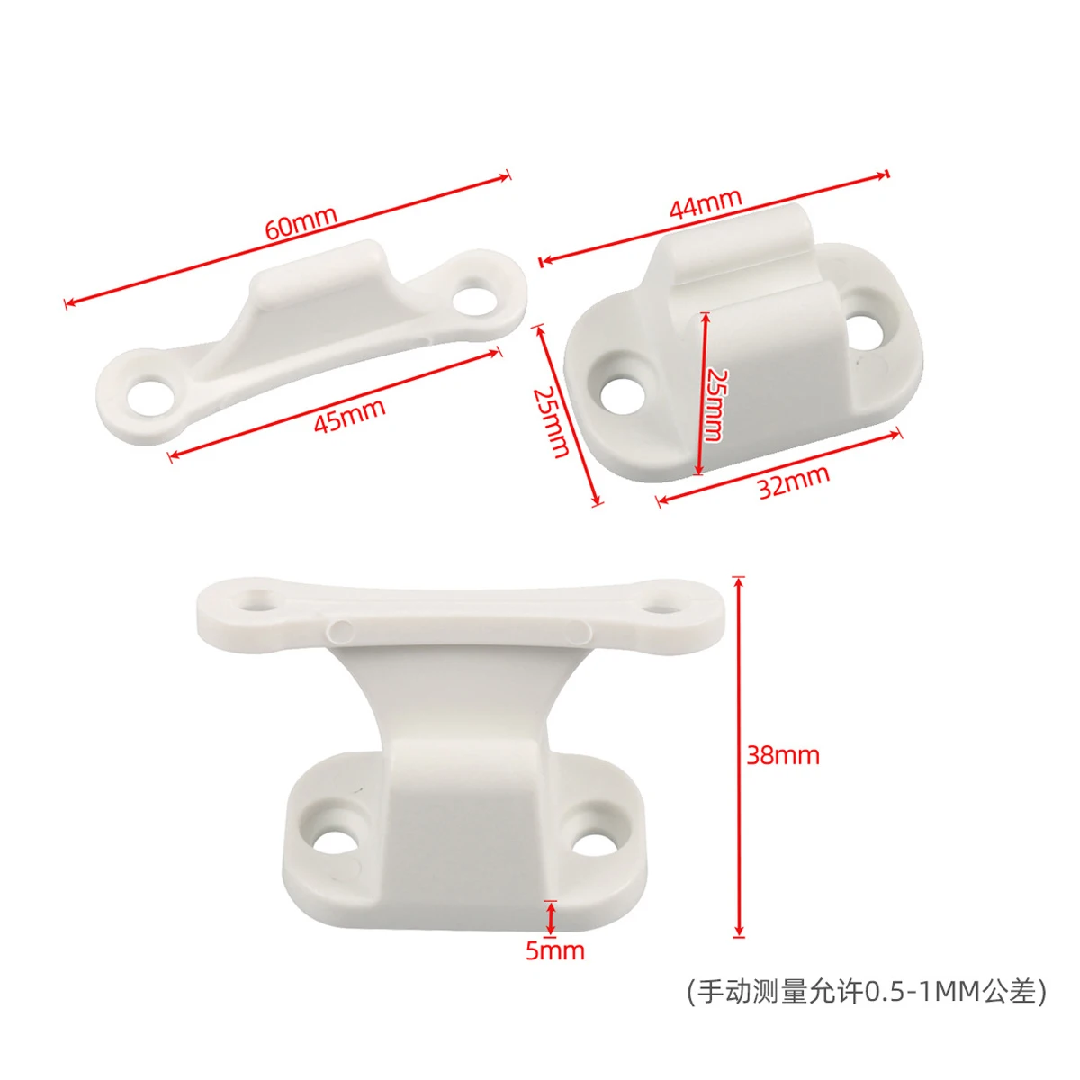 ISURE MARINE 2pcs RV Door Holder Retainer Kit,Suction Door Retainer Kit, T Shape Door Stop Retaining Catch Holder Set for Camper