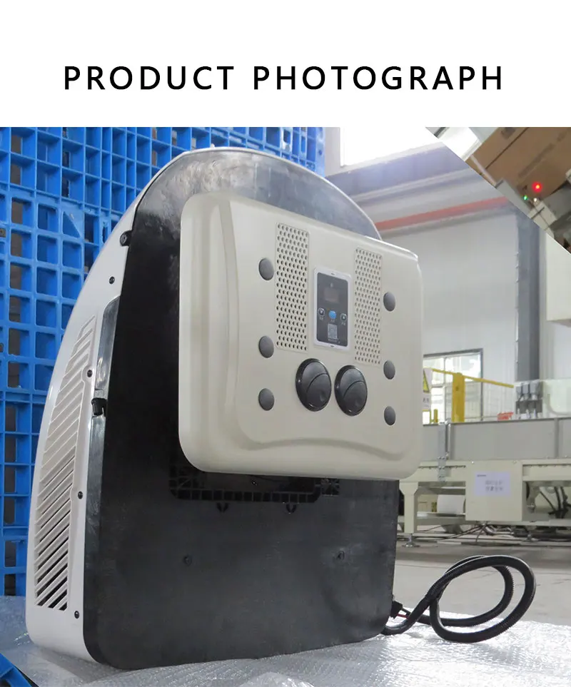 مكيف هواء كهربائي على السطح 12/24 فولت، شاحنة متنقلة، قارب RV، يخت